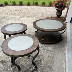 Set of End Tables And Coffee Table 