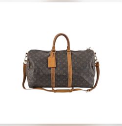 Louis Vuitton Monogram Keepall Bandoulière Duffle Bag
