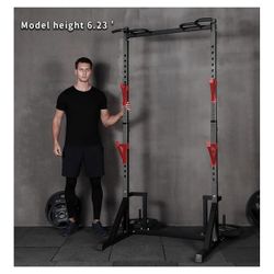 Multifunction Power Rack with Pull up Bar, Heavy Capacity and Adjustable Squat Stand Rack for Home Gym Equipment, Power Rack Cage