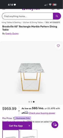 Dinning table