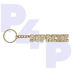 Supreme Block Logo Keychain