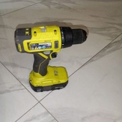 Ryobi Drill + One Battery,  No Charger!