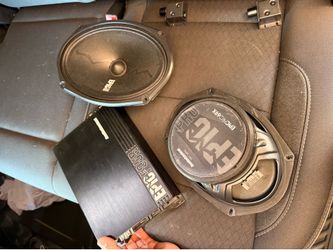 4 channel Amplifier and 2 6x9inch speakers