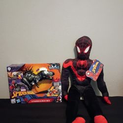 Spiderman Pillow Buddy And Venomsaurus Rex New