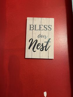 Wall decor “bless our nest”