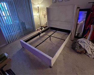 Bed Frame WITH queen mattress!