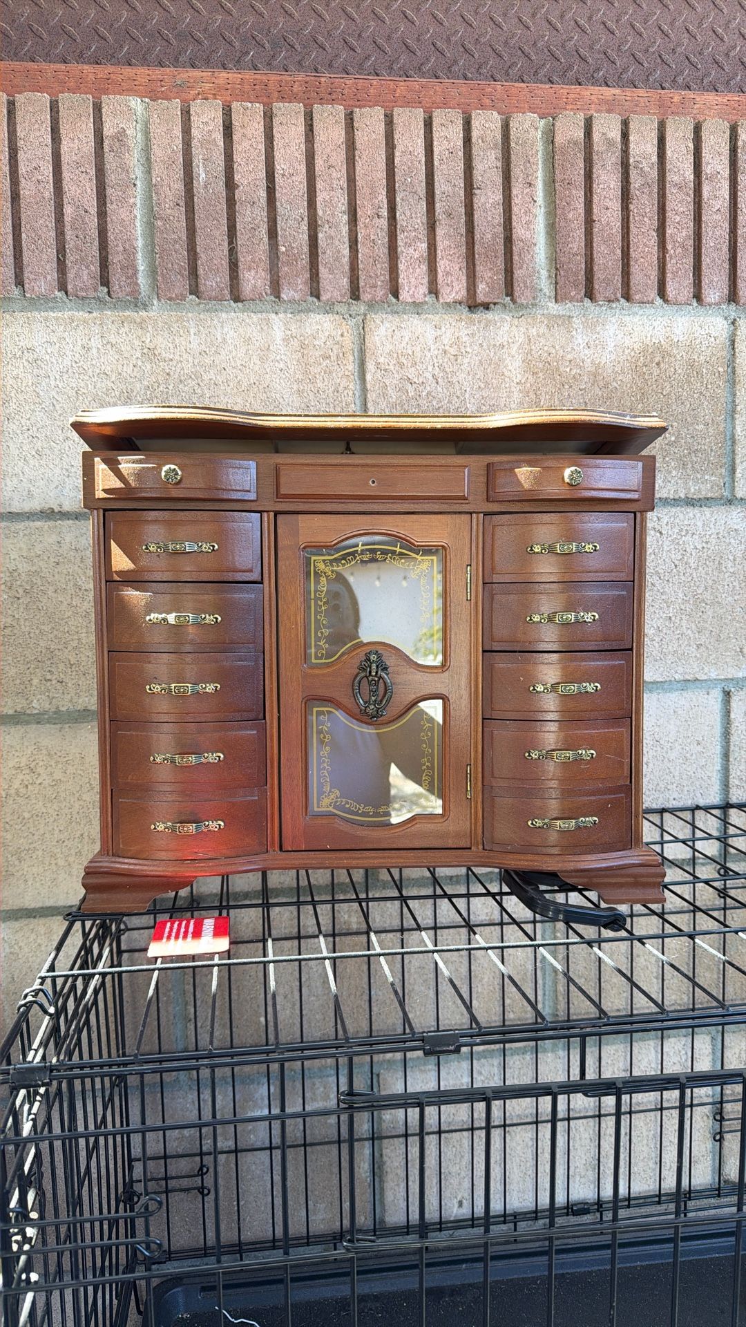 Antique Jewelry Storage Box