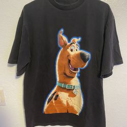 Vintage Scooby-Doo AOP All over print single stitch reprint graphic tee size Large