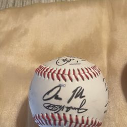 Pelotas autografiadas pakers 1978