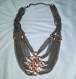 Vintage Multi-Layered Chain Link Necklace