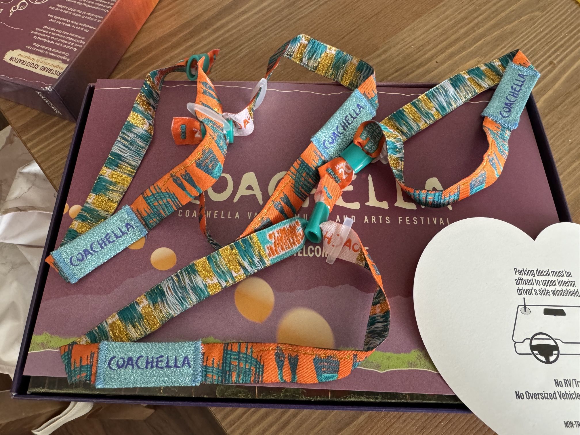 2x Coachella week1 3 days GA ticket