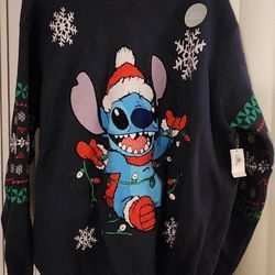 Disney Stitch Light Up Ugly Sweater