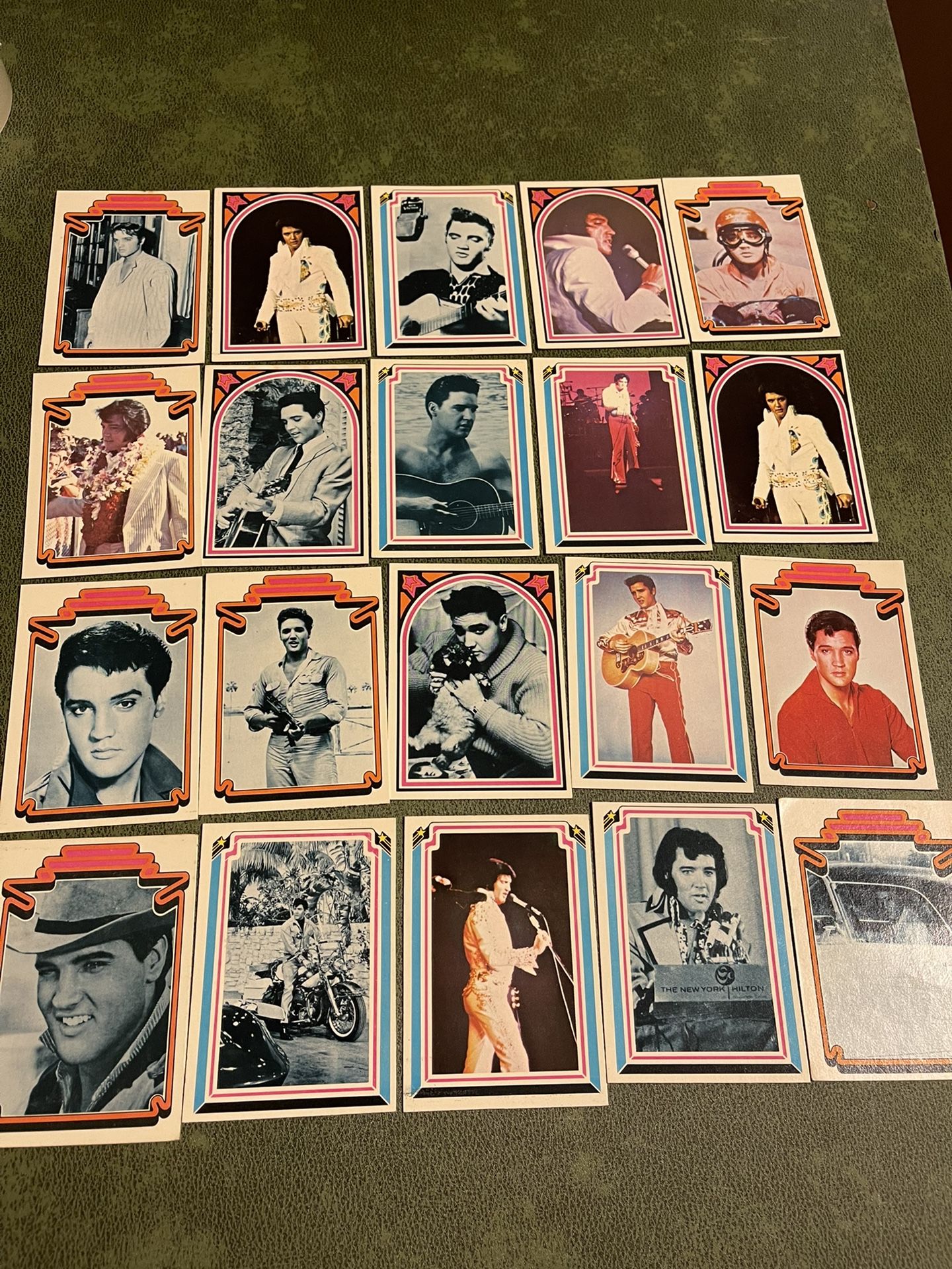 Lot of 20 Elvis Presley boxcar trading cards 1978 #11