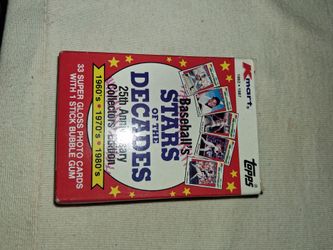 1987 TOPPS Baseball Stars of the Decades card set