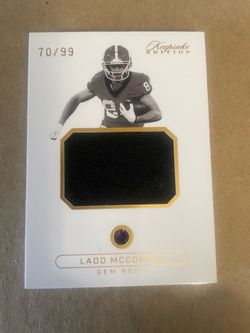Los Angeles Chargers Ladd McConkey Gem patch card limited edition /99