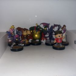 Smash Bros Amiibos Lot 