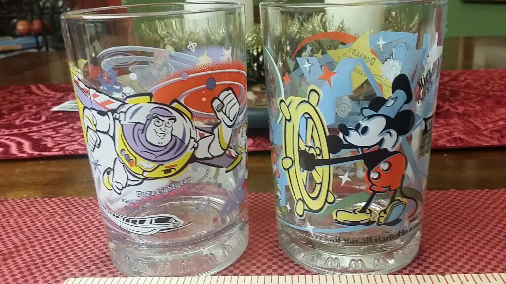 Collectible 100 Anniversary Disney glasses