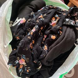 2 Bags Of Woman’s and Teens Clothes 