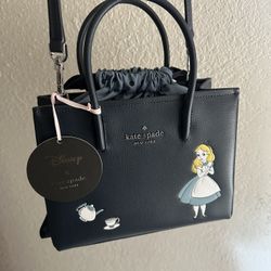 Kate Spade x Disney Alice In Wonderland Shopper Satchel Bag