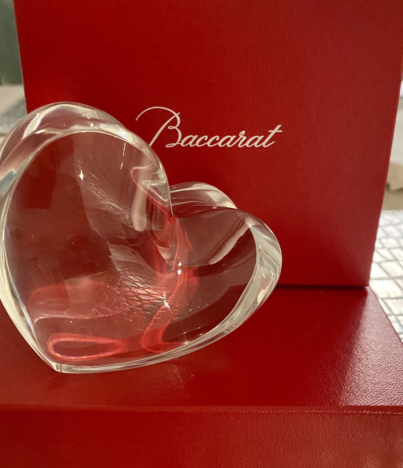 Baccarat Crystal Heart