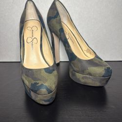 Jessica Simpson Camo Heels