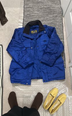 Men’s Winter Wear - Light Weight, Thick Jacket, Blue M-L Size 