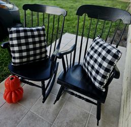 Rocking Chairs with pillows