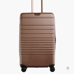 Beis Medium Check In Roller In Maple Luggage 
