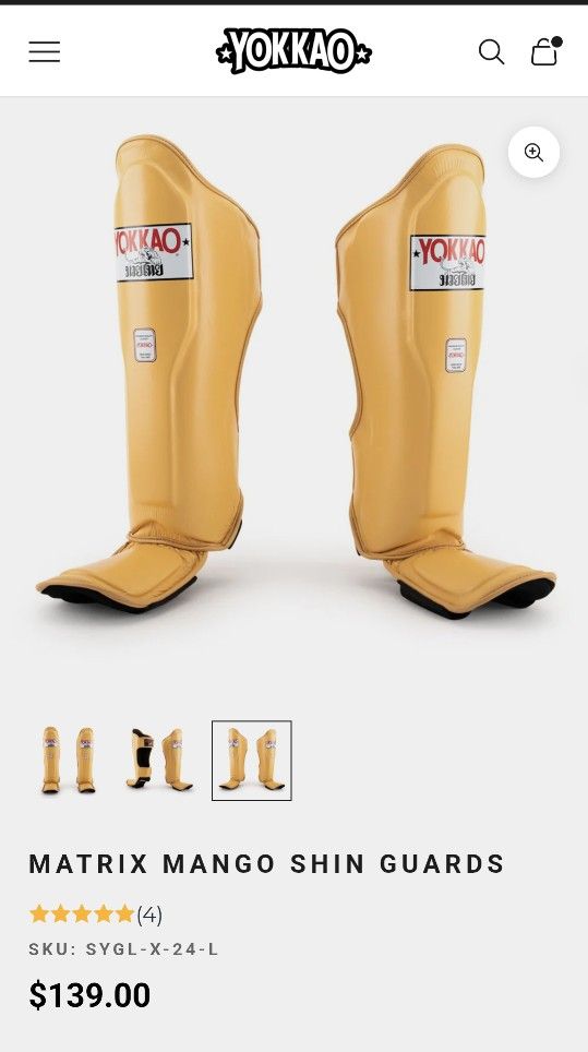 Yoakko Kids Muay Thai Shin Guards New