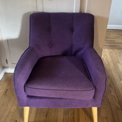 purple chair