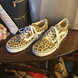Cheetah Print Vans Never Worn 
