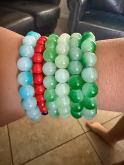 Real stone bracelets