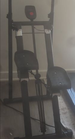 Black Home Gym Rowing Machine