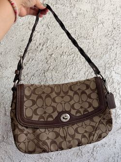 Brown coach vintage bag