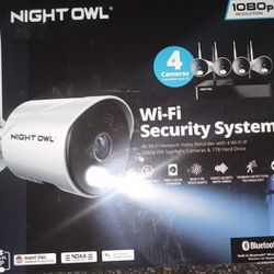 NIGHT OWL 4 CAMERA SECURITY SYSTEM 