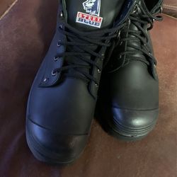 New Steel Blue Work Boots 