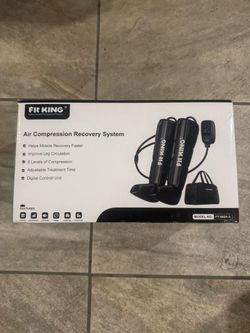 FIT KING Air Compression Recovery System,Dynamic Compression Massage Boots for Circulation Improvement and Fast Recovey - Small