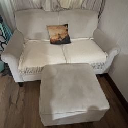 Love Seat Plus Ottoman&49.00