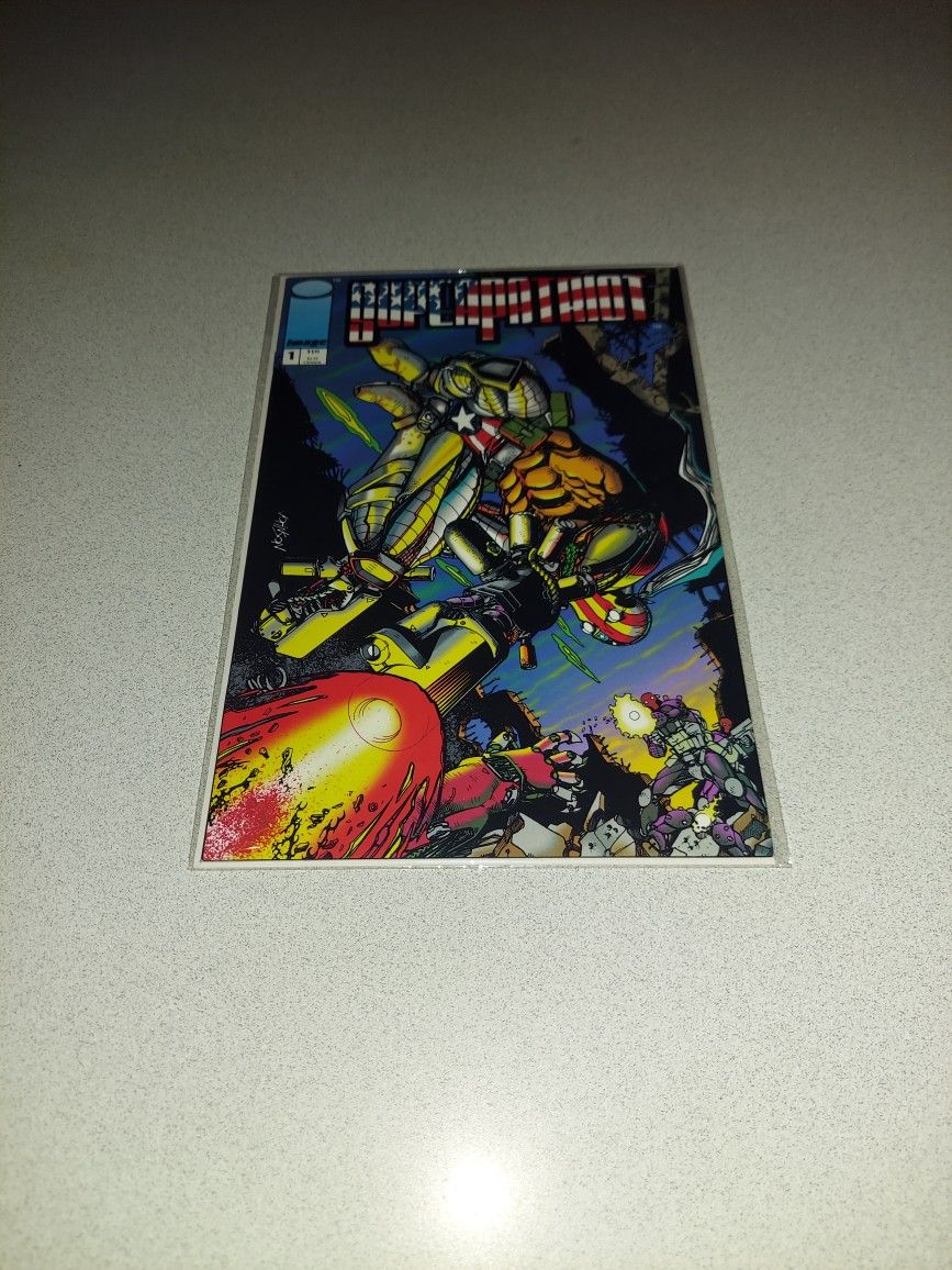 1993 SUPER PATRIOT #1 COMIC BAGGED AND BOARDED 
