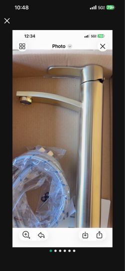 Bathroom Faucet For Vessel Sink Black And Gold F59