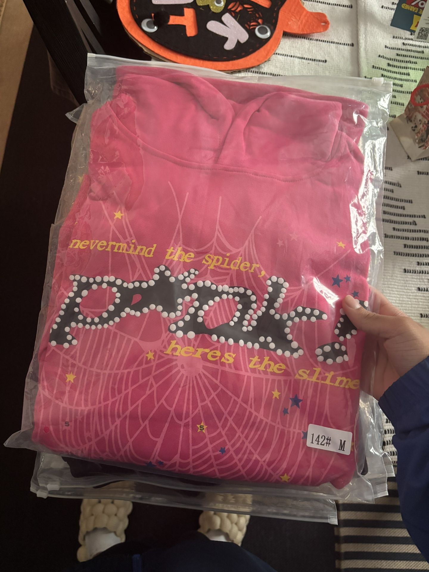 Brand New Spider Hoodie Size Medium Color Way Pink 