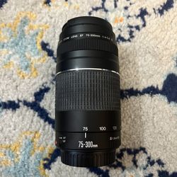 Canon EFS 75-300mm Lens 