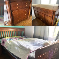 4 In 1 Tuscany Convertible Bedroom Set 