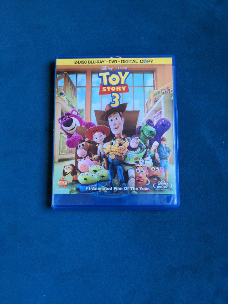 Toy Story 3 Blue Ray And DVD