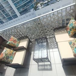 Balcony terrace sitting area with the bar