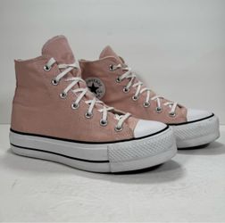 Converse CTAS Lift Platform Sneakers Pink White Women Size 8