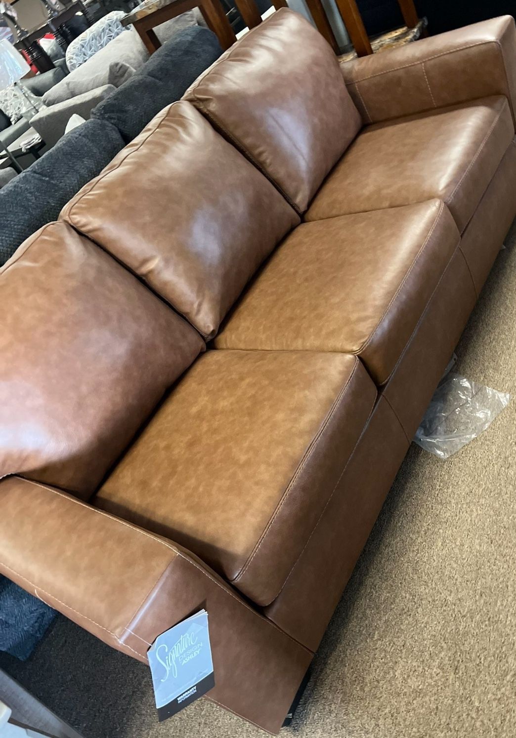 Genuine Leather Nice Couch!