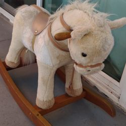 Wooden Rocking Horse For Sale 