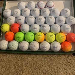 40 Golf Balls Vice In Good Condition 