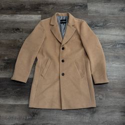 Express Men's Overcoat - Camel - M